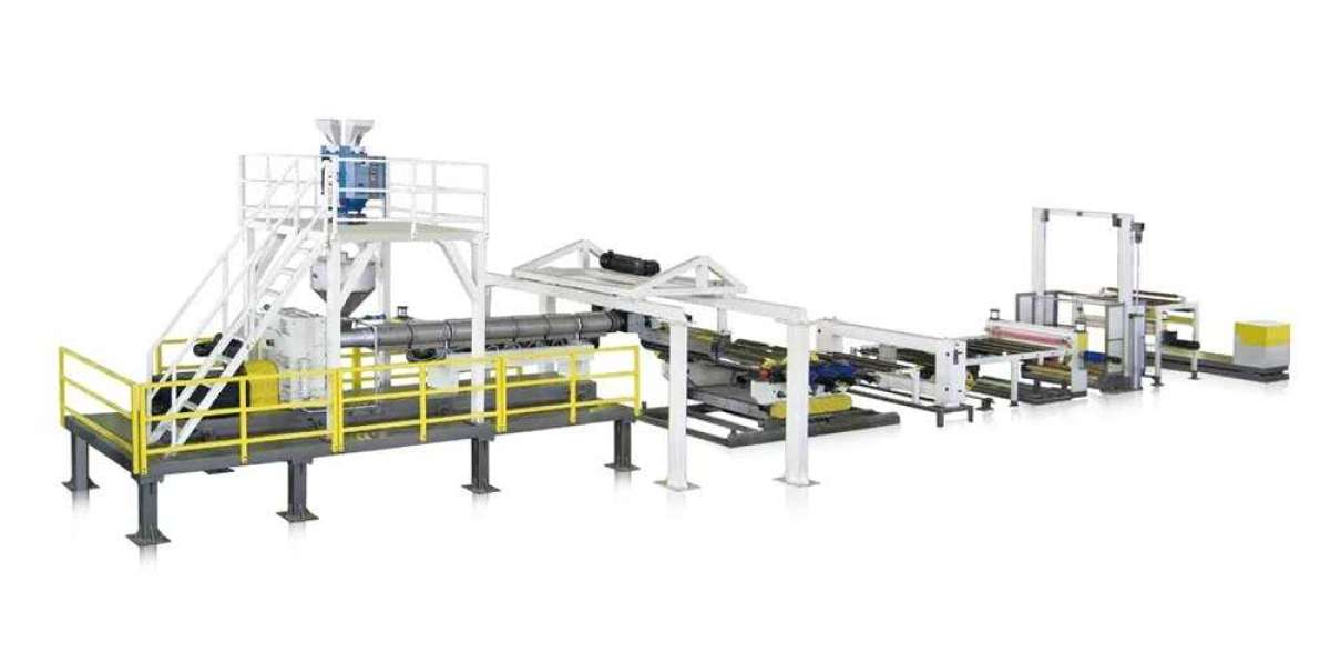 Features of optical grade sheet extrusion production line