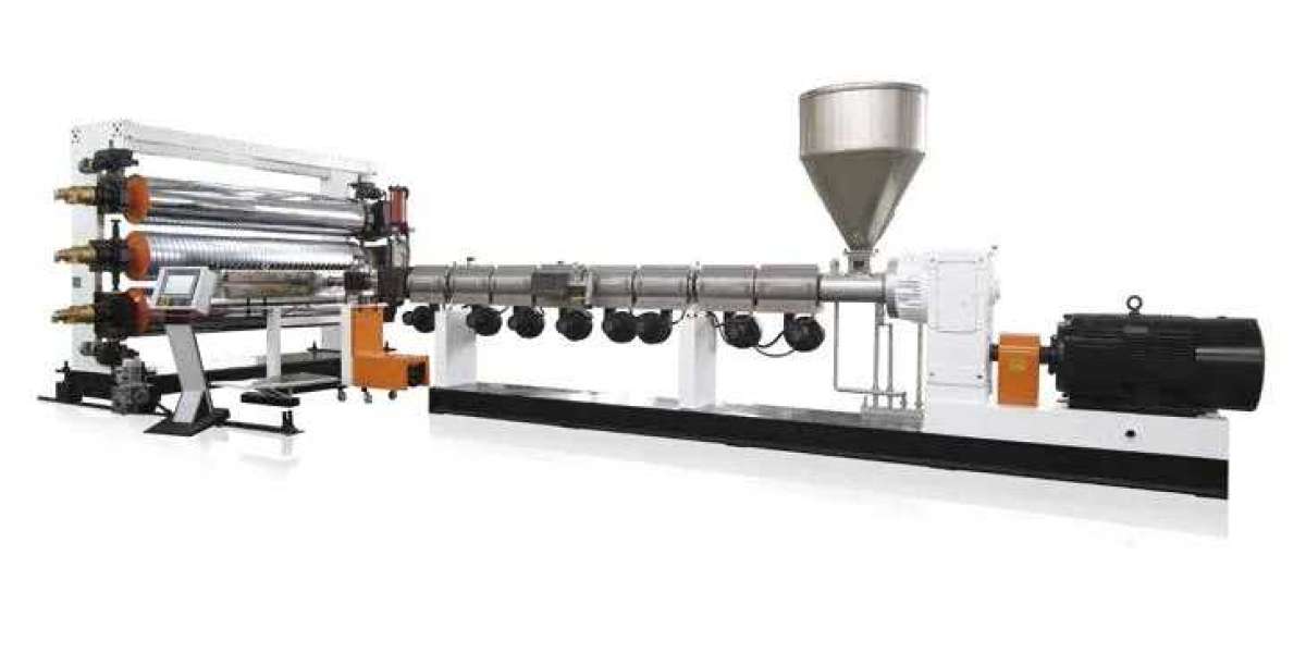 Features of plastic T-Grip sheet extrusion production line