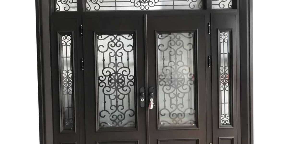 Advantages of double wrought iron security gate door