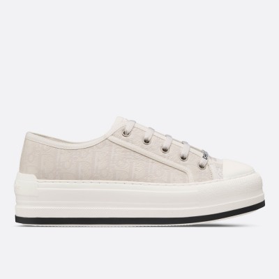 Dior B30 Sneakers In Green Mesh and Ivory Fabric DIORDS53060