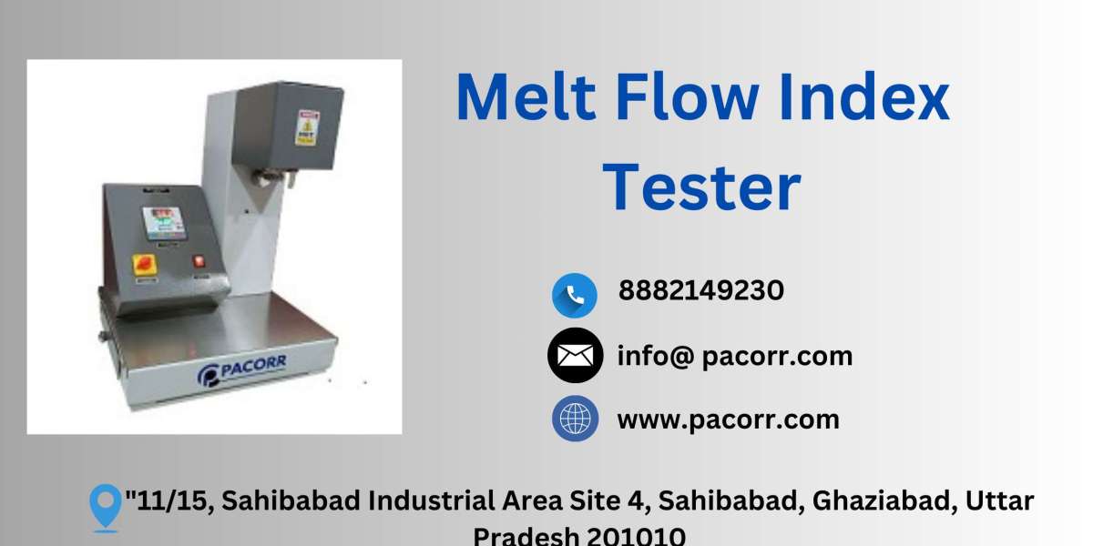 Experience Accurate and Reliable Polymer Testing with Pacorr's Innovative Melt Flow Index Tester