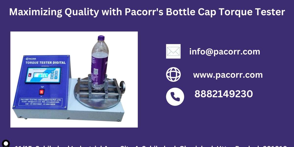 Advanced Features of Pacorr.com’s Bottle Cap Torque Tester That Make It Essential for the Packaging Industry