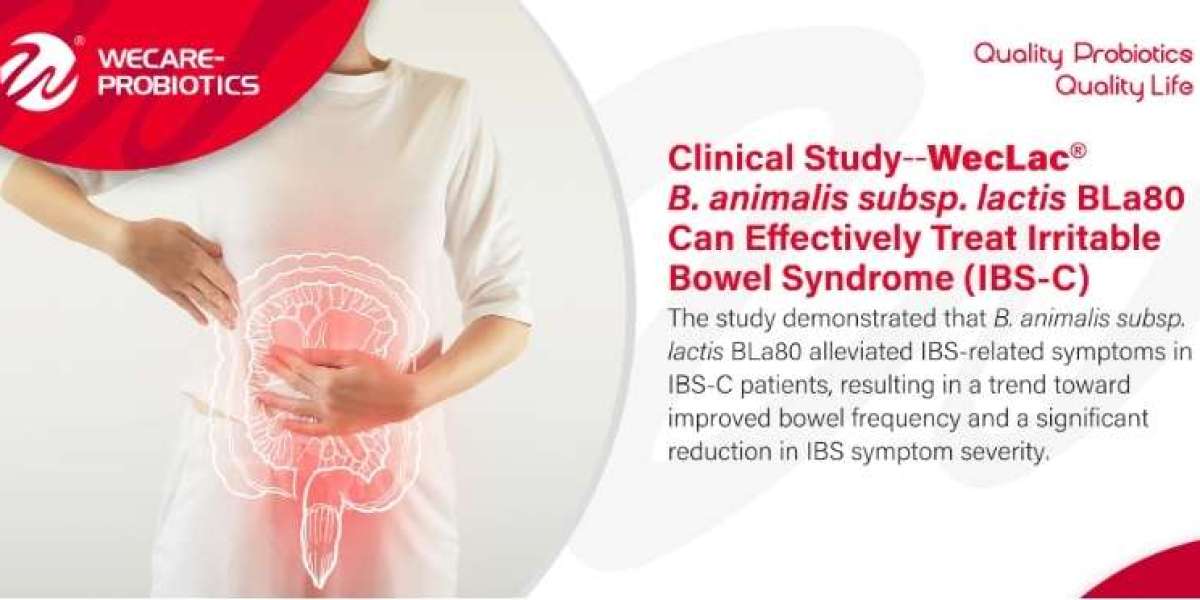 Clinical Study--WecLac® B. animalis subsp. lactis BLa80 Can Effectively Treat Irritable Bowel Syndrome (IBS-C)