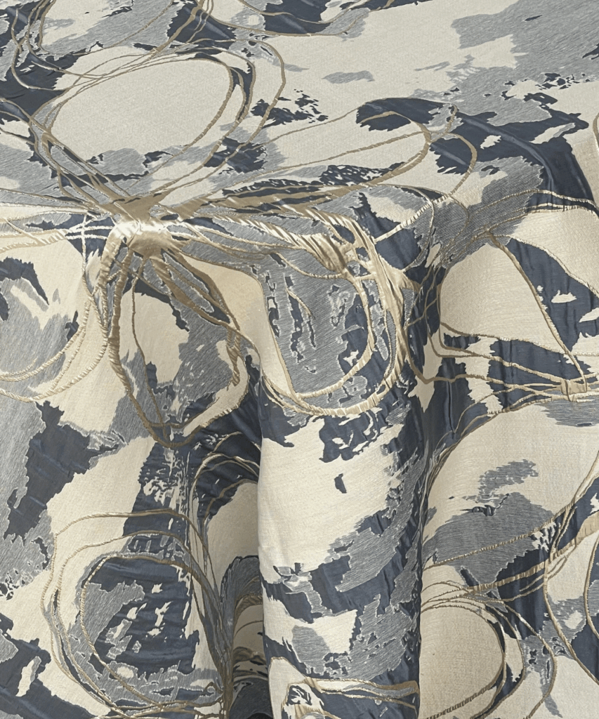 Magnolia Tablecloth: Slate Blue - Houston, Austin, Dallas Event Furniture & Linen Rentals - EB Inc