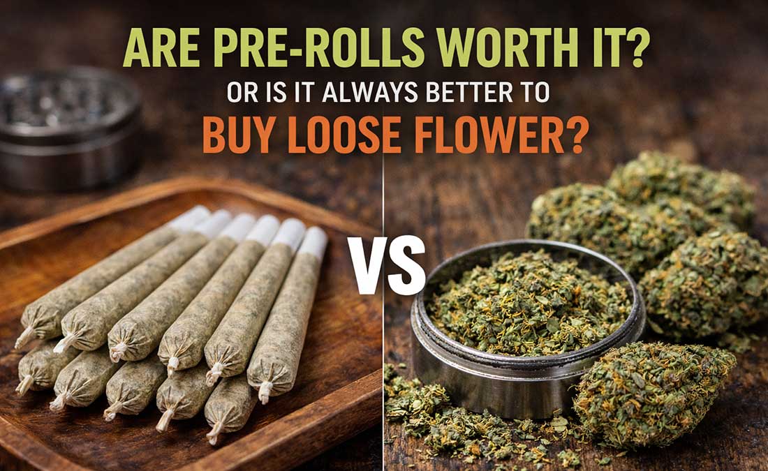 Are Pre-Rolls Worth It? Pre-Rolls vs Loose Flower Explained