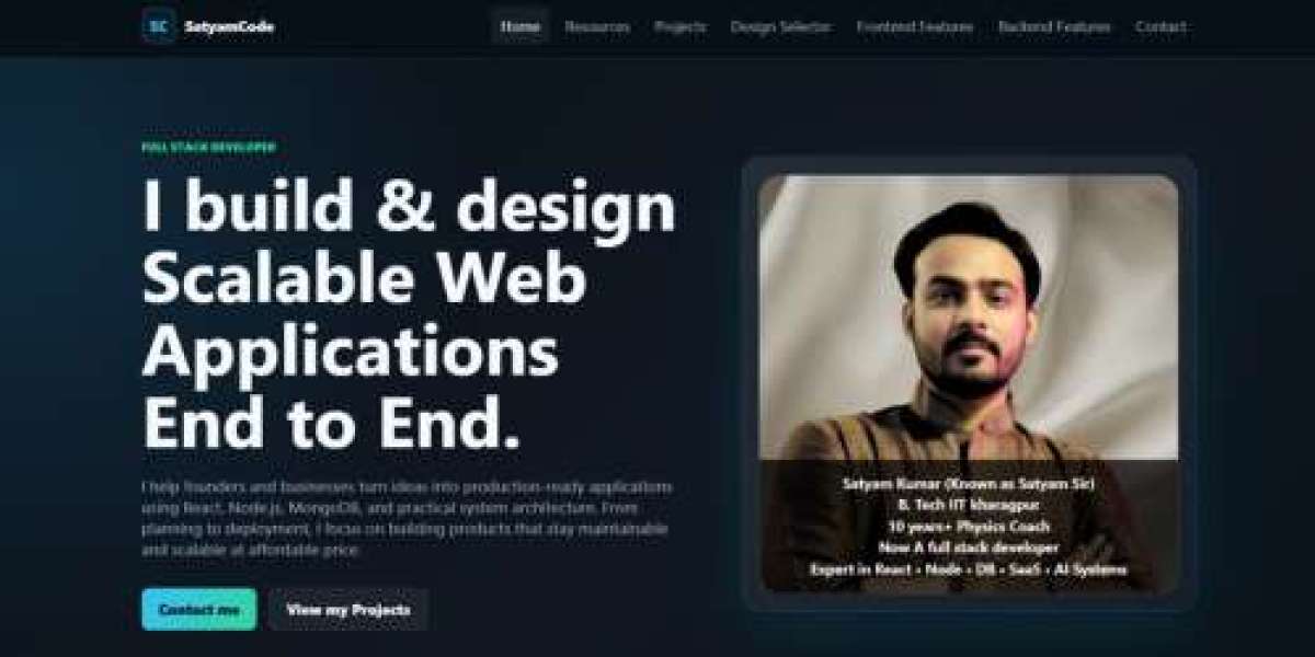 Satyamcode: Full-Stack Freelance Developer