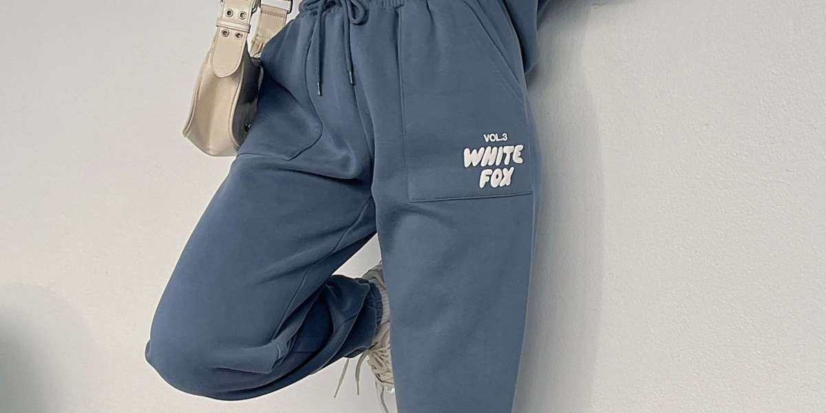 White Fox Joggers Are Thick Enough for Cold Morning Walks